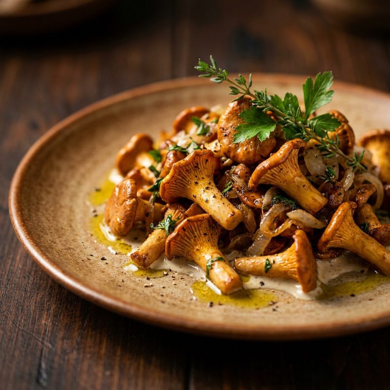 Chanterelle Mushroom Skillet